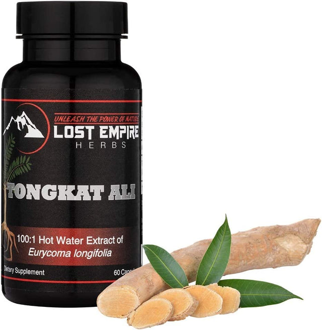 Tongkat Ali (Eurycoma Longifolia) Capsules - 100:1 Water Soluble Extract | Lost Empire Herbs