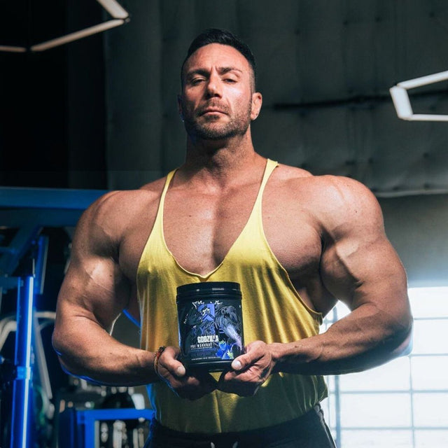 Ryse Noel Deyzel X Godzilla Pre Workout | Intense Pumps, Energy, & Focus | Citrulline & Beta Alanine | 400Mg Total Caffeine | 40 Servings (Blackberry Lemonade)