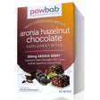 Powbab Aronia Hazelnut Chocolate Bites - Organic Aronia Berry. 33% Less Sugar. Organic Dark Chocolate 72% Cacao Fair Trade. Immune Support Vitamin C Baobab. Gluten Free Cookies (42 Count)