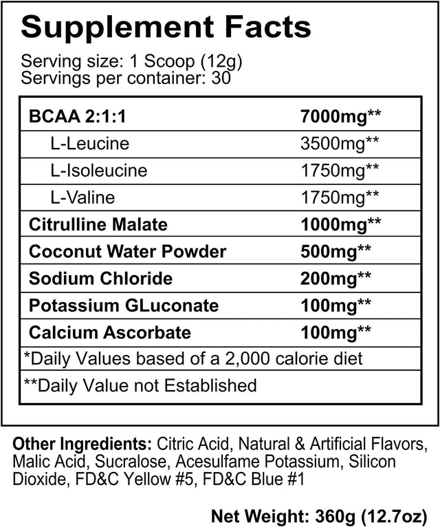 Psycho Pharma Fuel the Muscles and Protein Synthesis Asylum Anytime Bcaas Is a Complex Pre/Intra/Post Workout Muscle Building Supplement That Keeps You Psycho Every Workout (Blue Popsicle)