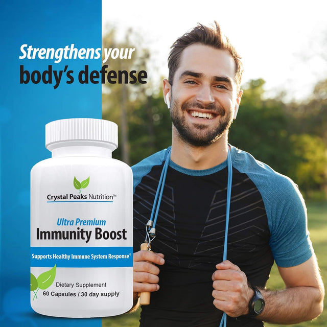 Lung Health and Immunity System Support Supplements | Improve Breathing and Strengthen Your Immune Defense | 30-Day Supply of Each