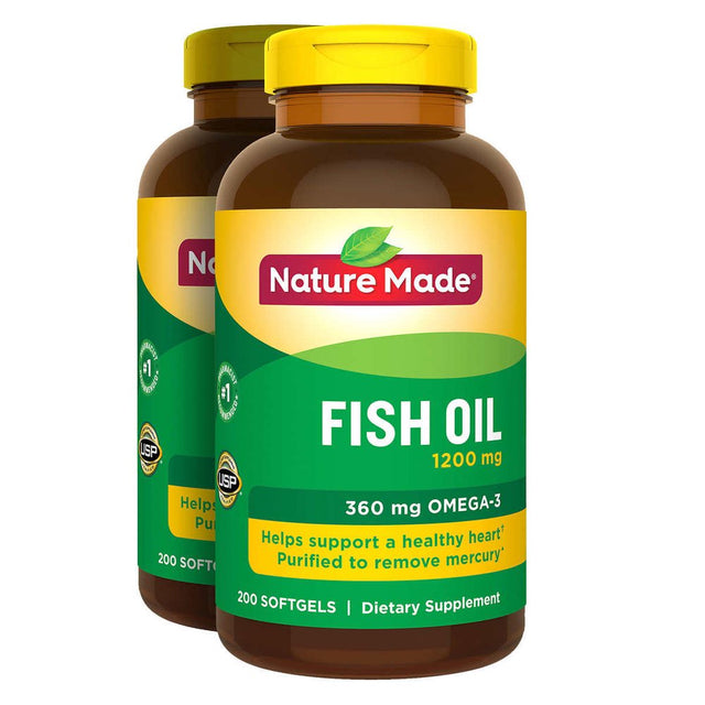 Nature Made Fish Oil 1200 Mg., 400 Softgels