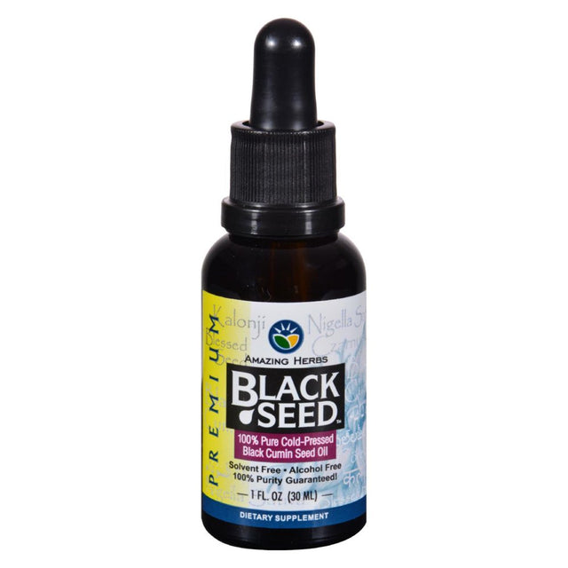 Amazing Herbs Premium Black Seed 1 Fl Oz