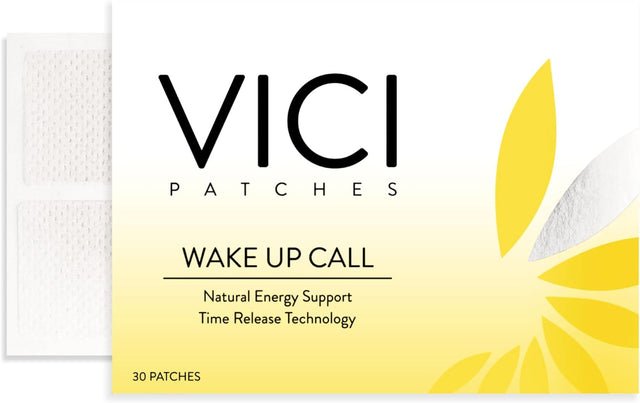 Wake up Call Patches - B12 Energy Blend for Mental Alertness (30 Patches)