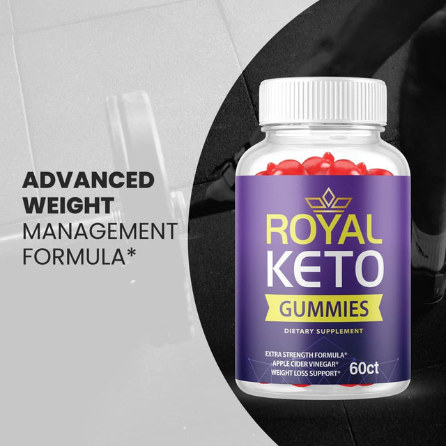 (2 Pack) Royal Keto ACV Gummies - Supplement for Weight Loss - Energy & Focus Boosting Dietary Supplements for Weight Management & Metabolism - Fat Burn - 120 Gummies