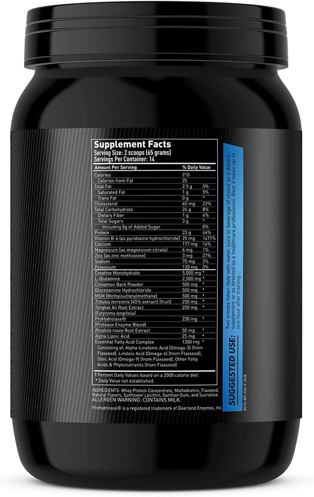 Runner'S Recovery Mix - Complete Recovery for Runners with Protein, Carbs, Electrolytes, Bcaas & More - Faster Recovery for Muscle, Bones & Joints - Cinnamon Vanilla Flavor - 2 Lbs