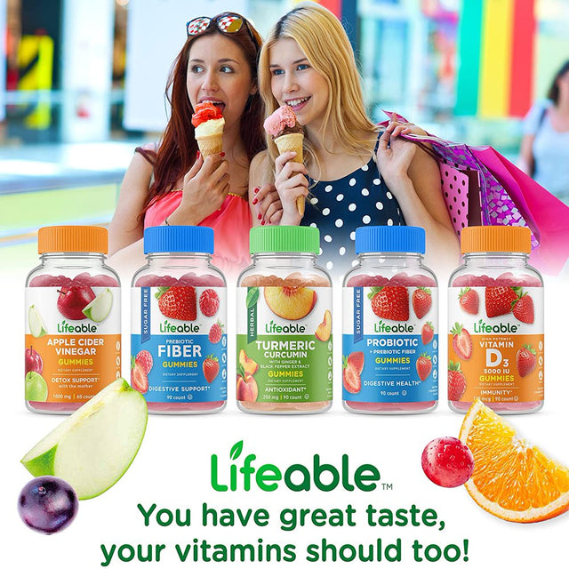 Lifeable Probiotics -2 Billion CFU - 90 Gummies