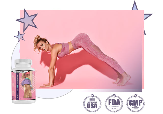 Skinny Bean® Butt Bigger Enhancement & Enlargement Booty Growth Vitamin Supplement