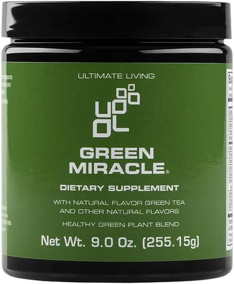 Green Miracle Powder - Whole Food Sourced, Gluten Free, Non-Gmo - Vegan Superfood for Energy, Detox, Immune & Digestive Health - Light Vanilla Flavor, 30 Servings