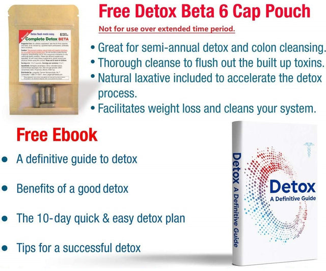 Longevity Complete Detox PM: Gentle Whole Body Detox to Boost Health & Rejuvenate Overnight