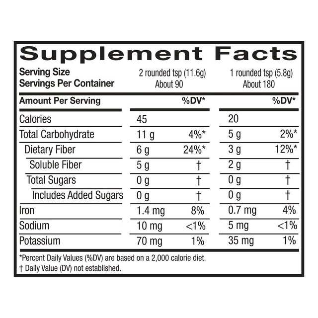 Equate Sugar-Free Daily Fiber Powder, Orange Smooth, 36.8 Oz