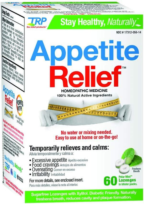 Appetite Relief, 60 Polar Mint Lozenges (Pack of 2)