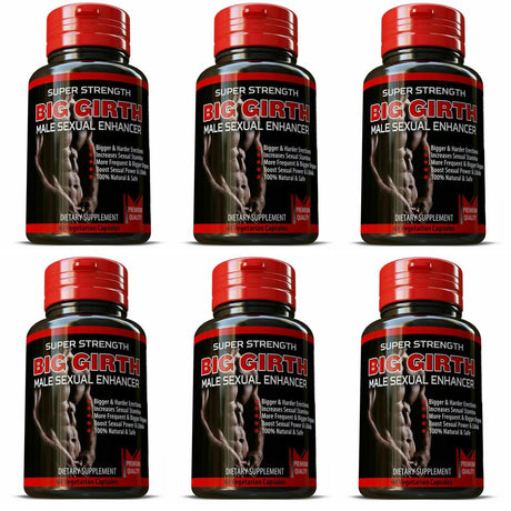 Male Adult Supplement 6 PACK LOT Tribulus Terrestris Longjack Tongkat Ali 360 Pills 1000Mg