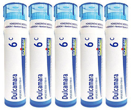 Boiron Dulcamara 6C, Homeopathic Medicine for Joint Pain (Pack of 5)