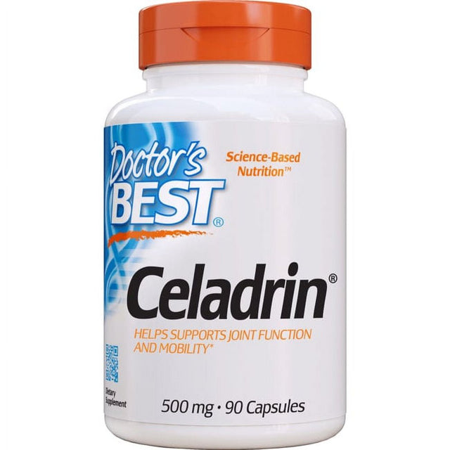 Doctor'S Best Celadrin, Non-Gmo, Gluten Free, Joint Support, 500 Mg, 90 Caps