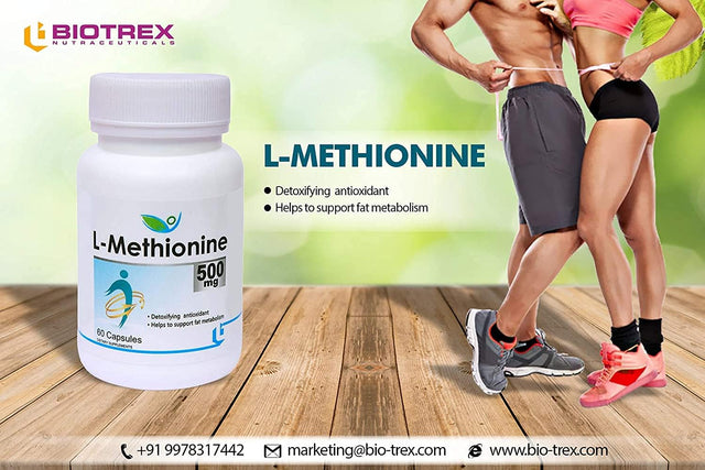 Biotrex Nutraceuticals L-Methionine 500Mg - 60 Capsules