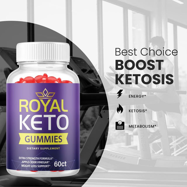 (3 Pack) Royal Keto ACV Gummies - Supplement for Weight Loss - Energy & Focus Boosting Dietary Supplements for Weight Management & Metabolism - Fat Burn - 180 Gummies