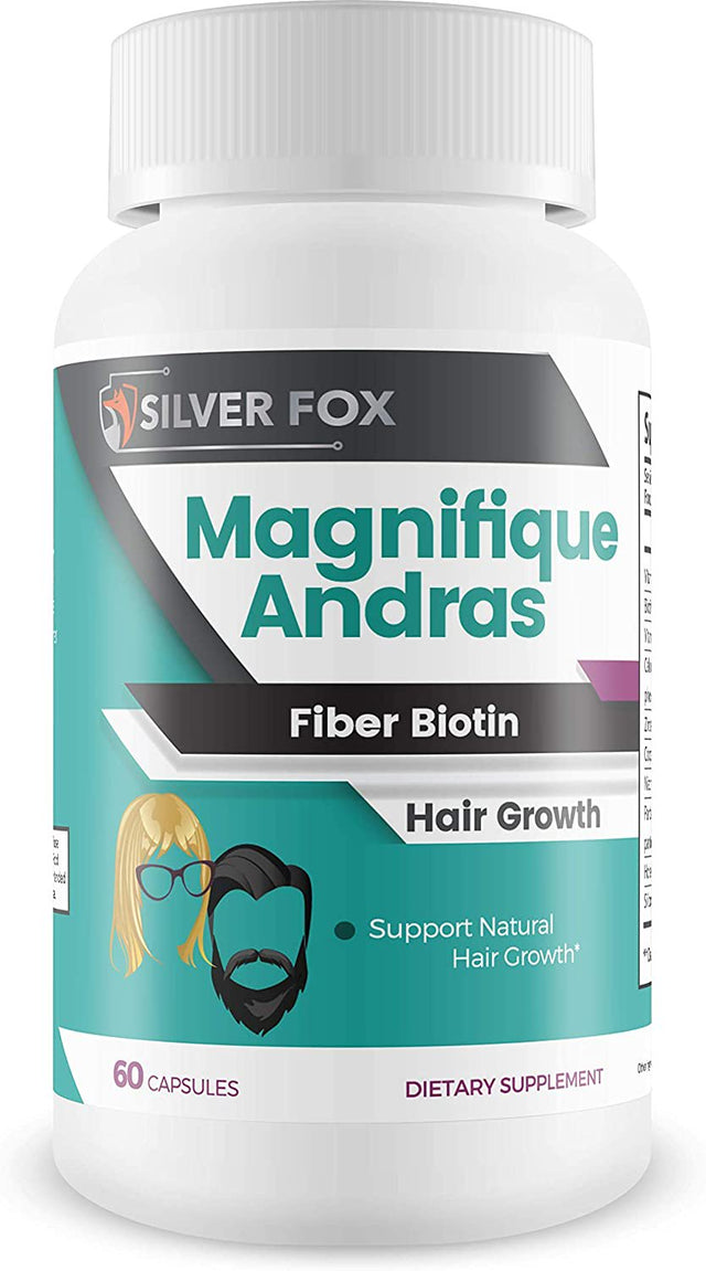 Magnifique - Andras Fiber - Biotin Hair Growth - Potent Hair Growth Vitamin and Mineral Support - Copper & a Blend of Other Powerful Ingredients to Promote Hair Growth - Hair - Skin - Nails - Beard