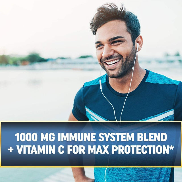 Immune Defense | Immune Support Supplement Blend with Powerful Probiotics, Echinacea, Vitamin C and Zinc - 60 Immune Booster Capsules