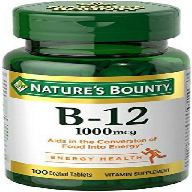 Nature'S Bounty Vitamin B-12 1000 Mcg Tablets 100 Ea