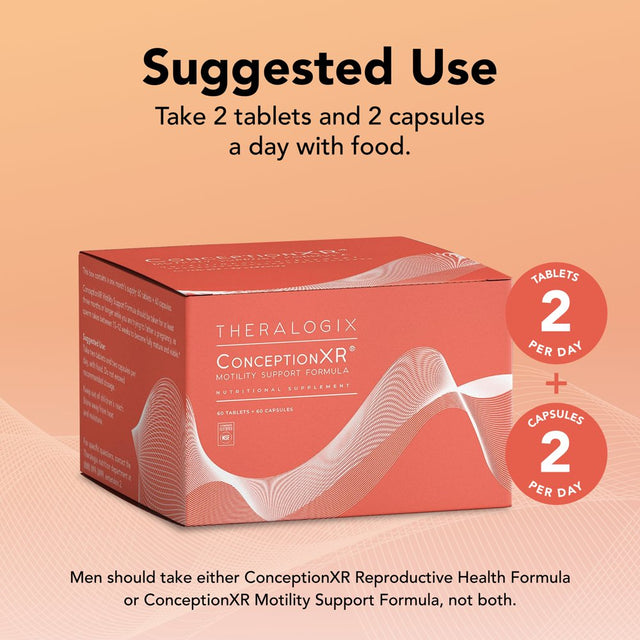 Conceptionxr Motility Support Male Fertility Supplement, 30 Day Supply