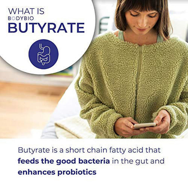 Bodybio - Butyrate Gut Health Supplement 60 Sodium Capsules