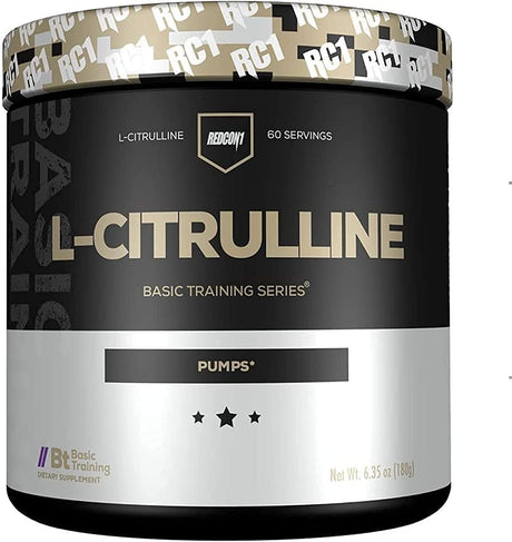 REDCON1 L-Citrulline Pump Formula - Keto Friendly & Gluten Free Nitric Oxide Boosting Supplement - Muscle Pump Supplement with L-Citrulline Powder (60 Servings)