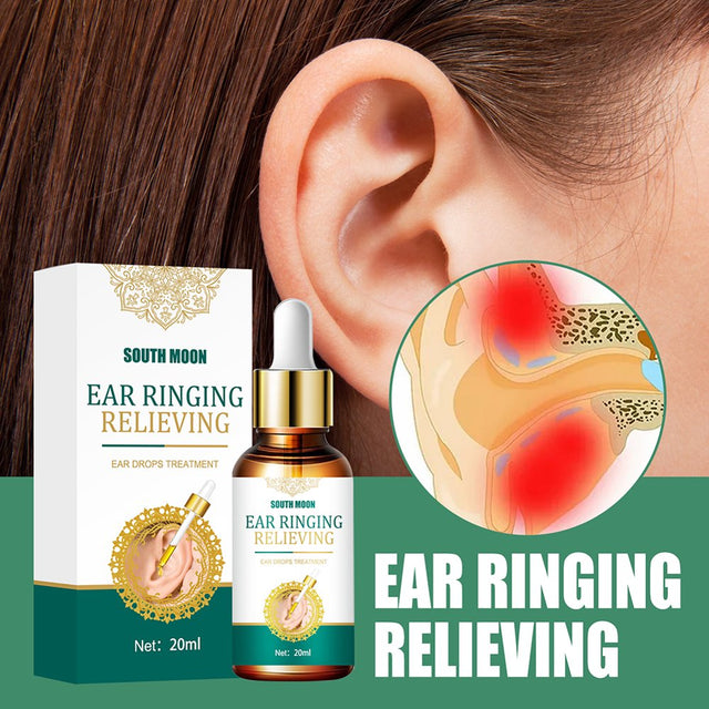 YUANHUILI 20Ml Ear Otitis Drops Ear Tinnitus Sore Deafness Treatment Herbal Medicine