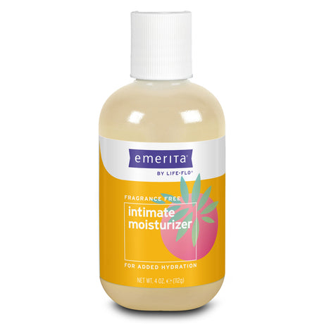 Emerita Personal Moisturizer | Intimate Skin Care for Vaginal Dryness | Water Based with Calendula & Vitamin E | Estrogen & No Parabens (4 Fl Oz)