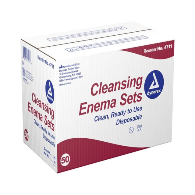 2 Pack Dynarex Cleansing Enema Set Disposable Colon Cleansing Kit #4711