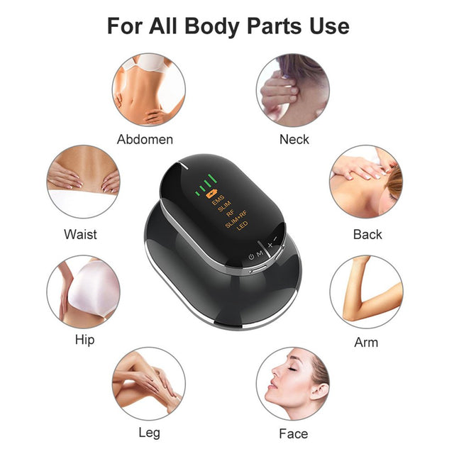 Body Slimming Device,Body Sculpting Machine,Rf Radio High Frequency Skin Tightening Machine for Face,Arm,Waist,Belly,Leg