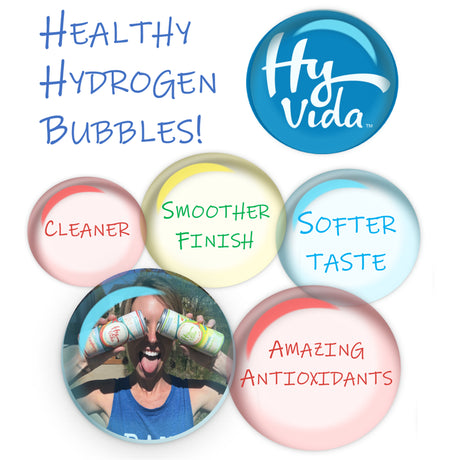 Hyvida Organic PURE - Hydrogen & Magnesium Infused Sparkling Water