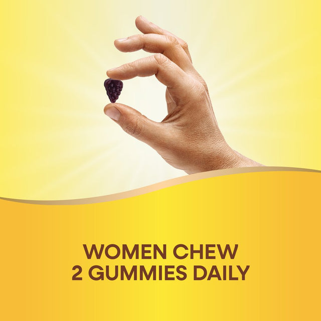 Nature'S Way Alive! Women'S 50+ Gummy Multivitamin, B-Vitamins, Mixed Berry Flavored, 60 Count