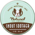 Natural Dog Company Snout Soother (2Oz Tin) Dog Nose Balm | Protects and Heals Chapped, Rough, Crusty, and Dry Noses | Vegan and Organic Skin Soother for All Dog Breeds and Sizes