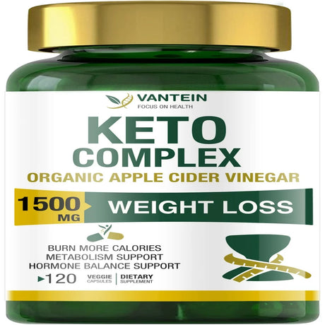 Keto Pills, 1500Mg/120 Capsules Weight Loss & Fat Burner Supplement Formula Keto Burn Diet Pills,Women Men Appetite Suppressant Increases Energy Support