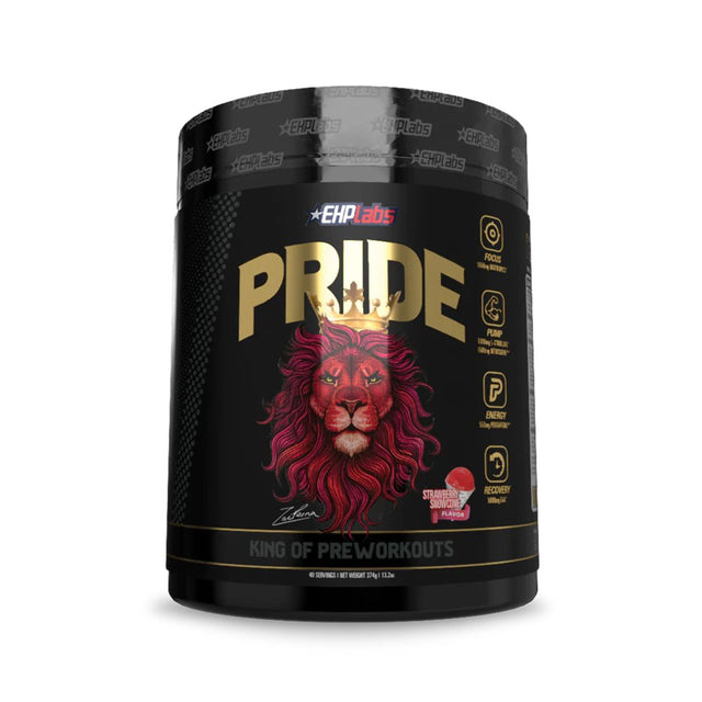 Ehplabs Pride Pre Workout Supplement Powder - Full Strength Pre-Workout Energy Supplement, Sharp Focus, Epic Pumps & Faster Recovery - Blue Slushie (40 Servings)