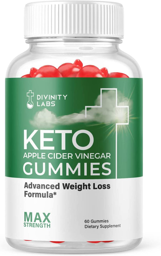 (1 Pack) Divinity Labs Keto ACV Gummies - Supplement for Weight Loss - Energy & Focus Boosting Dietary Supplements for Weight Management & Metabolism - Fat Burn - 60 Gummies