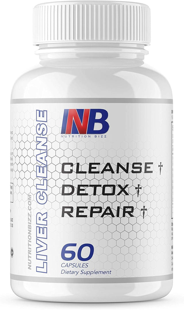 Nutritionbizz Liver Cleanse Detox | Cleanse | Repair 60 Capsules