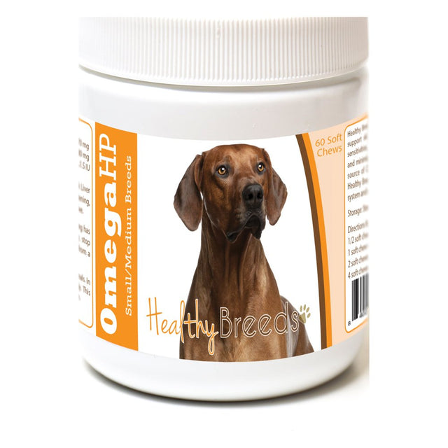 Healthy Breeds Rhodesian Ridgeback Omega HP Fatty Acid Skin and Coat Support Soft Chews