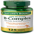 Nature'S Bounty Vitamin B-Complex with Folic Acid plus Vitamin C, Supports Energy Metabolism and Nervous System Health, 125 Count