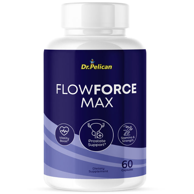 Flowforce Max- Prostate Support- 60 Capsules- Dr. Pelican