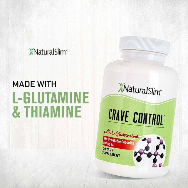 Naturalslim Crave Control - Appetite Suppressant Pills - Sugar Craving Suppressant, 180 Capsules