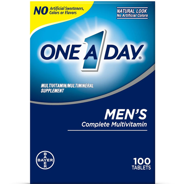 One a Day Men'S Multivitamin Tablets, Multivitamins for Men, 100 Count