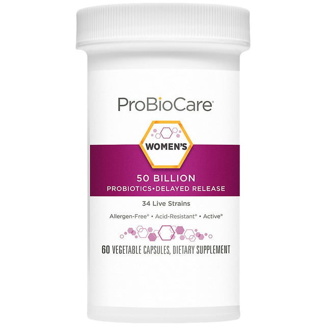 Probiotic for Women - 50 Billion Cfus - Supports Digestive & Vaginal Health (60 Vegetable Capsules)