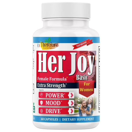 Energy Booster for Women, Mood Pills Energy Supplements for Women Supporting Passion, Desire & Excitement (60Ct) by Therefore