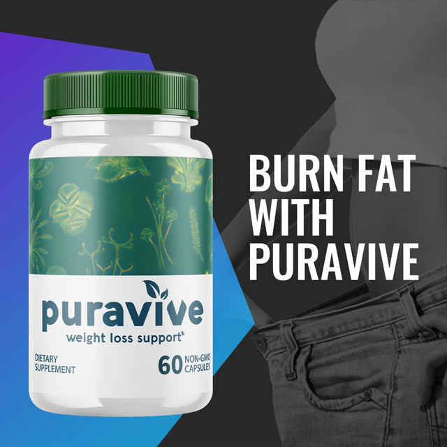 (2 Pack) Puravive - Keto Weight Loss Formula - Energy & Focus Boosting Dietary Supplements for Weight Management & Metabolism - Advanced Fat Burn Raspberry Ketones Pills - 120 Capsules