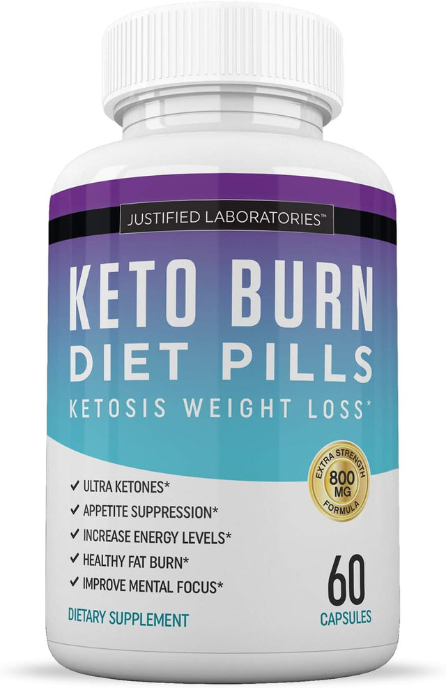 (2 Pack) Keto Diet Burn Diet Pills Advanced Ketogenic Support Exogenous Ketones Ketosis for Men Women 120 Capsules