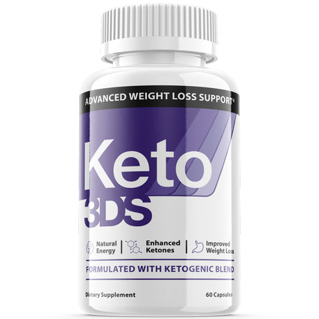 (1 Pack) Keto 3DS - Keto Diet Pills - Utilize Fat for Energy with Ketosis - Boost Energy & Focus, Manage Cravings, Support Metabolism - Supplement for Women and Men - 60 Capsules