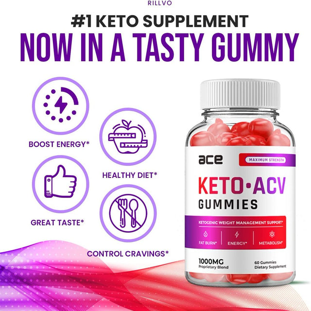 2 Pack ACE Keto ACV Gummies ACE ACV Advanced Formula plus Apple Cider Vinegar Keto Gummies Dietary Supplement B12 Beet Root Juice Men Women 120 Gummies