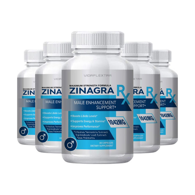 (5 Pack) Zinagra RX - Zinagra RX Male Support Capsules